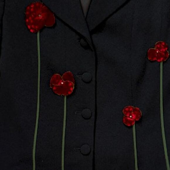 Moschino Black Jacket | Size 10 - Picture 6 of 9